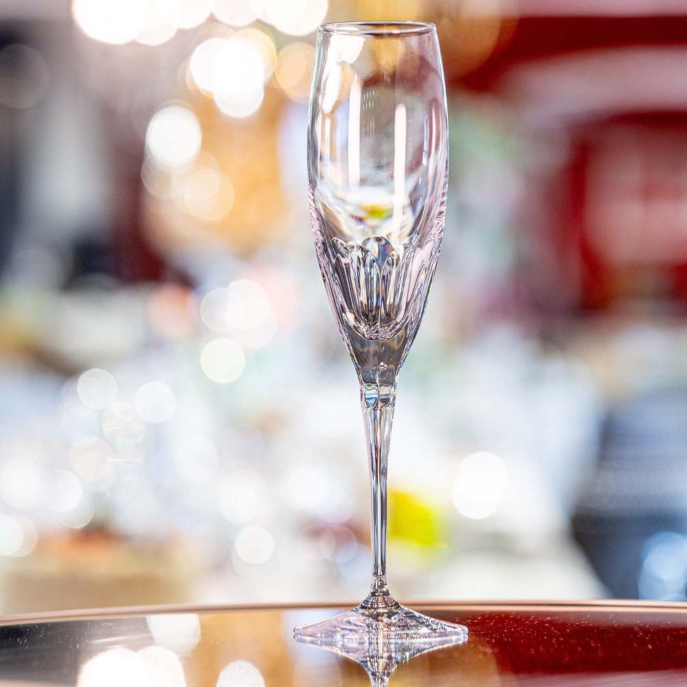 Sektglas Kristall Palais + individuelle Gravur