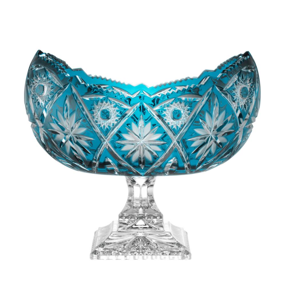 Jardiniere Kristallglas Nizza azur blau (26 cm)