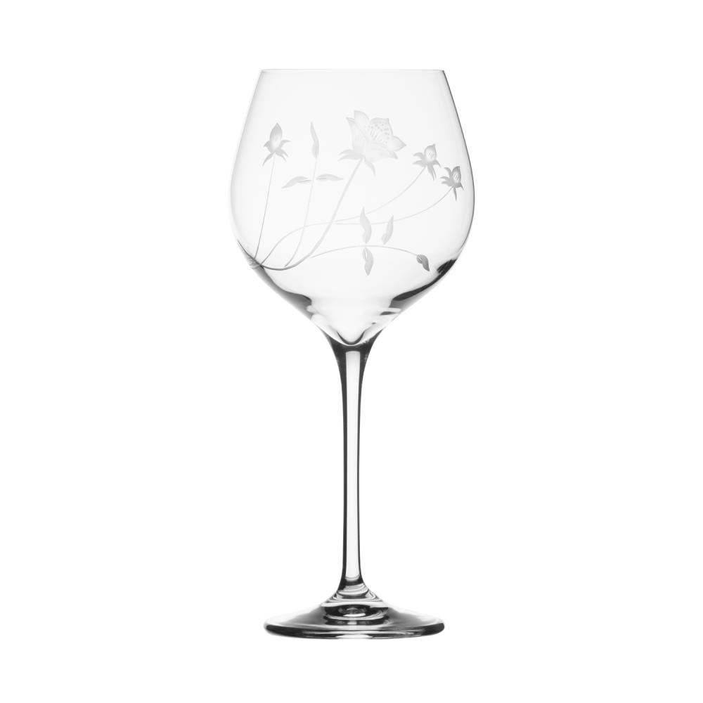 Rotweinglas Kristall Liane clear (22,6 cm)