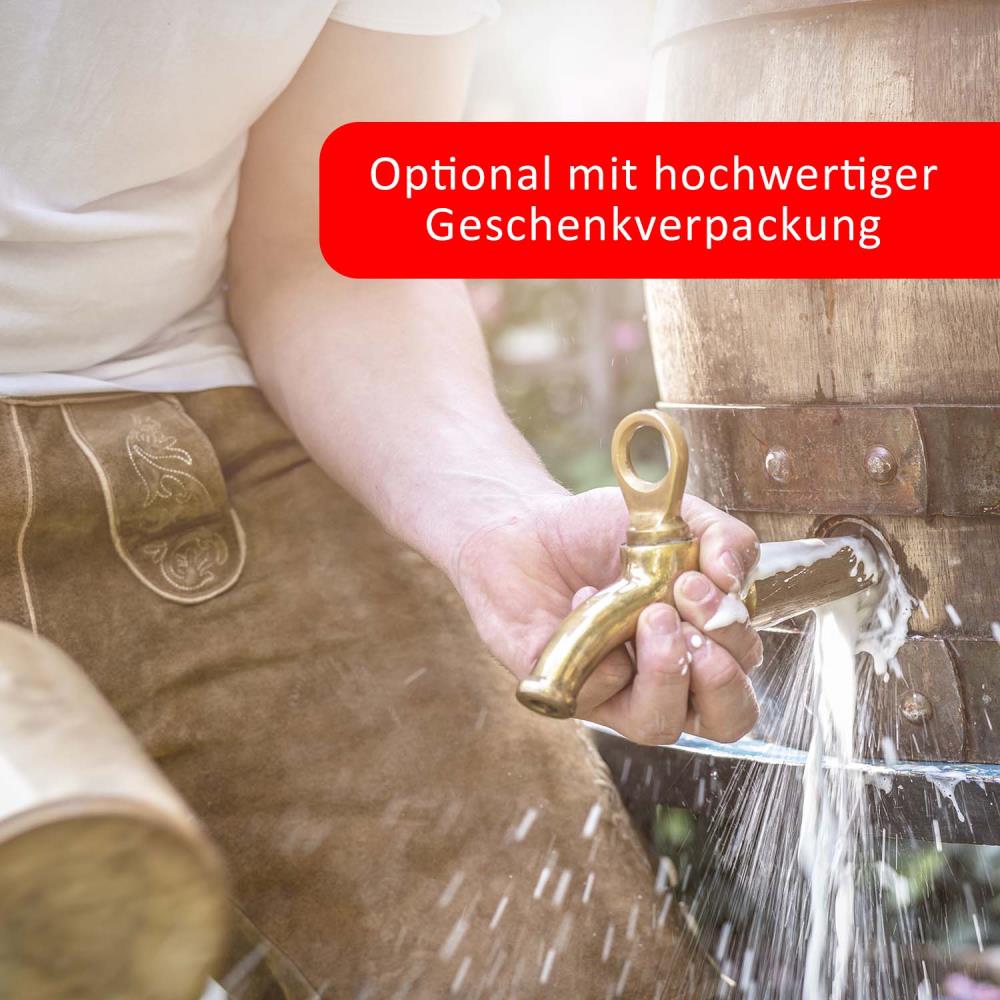 Bierkrug mit Zinndeckel + eigenes LOGO