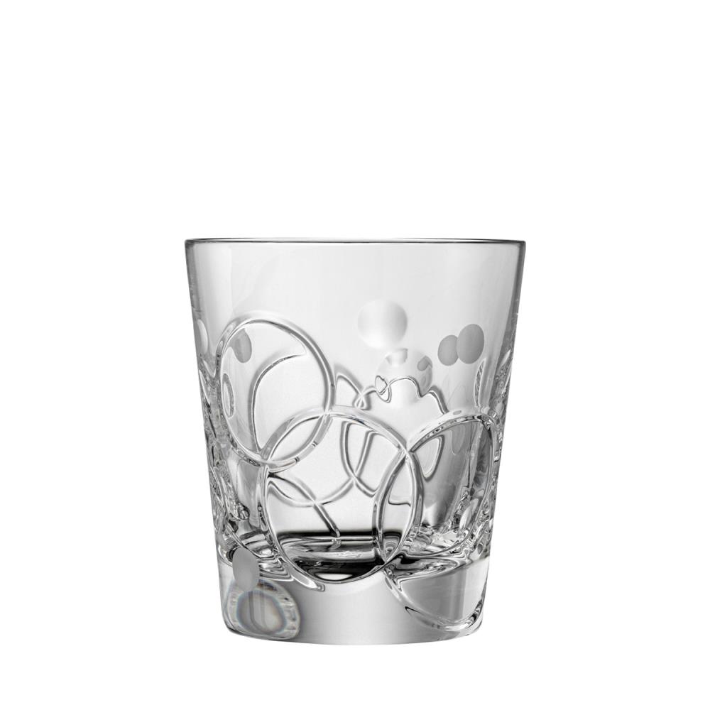 Trinkglas Kristall Circle klar (8,5 cm)