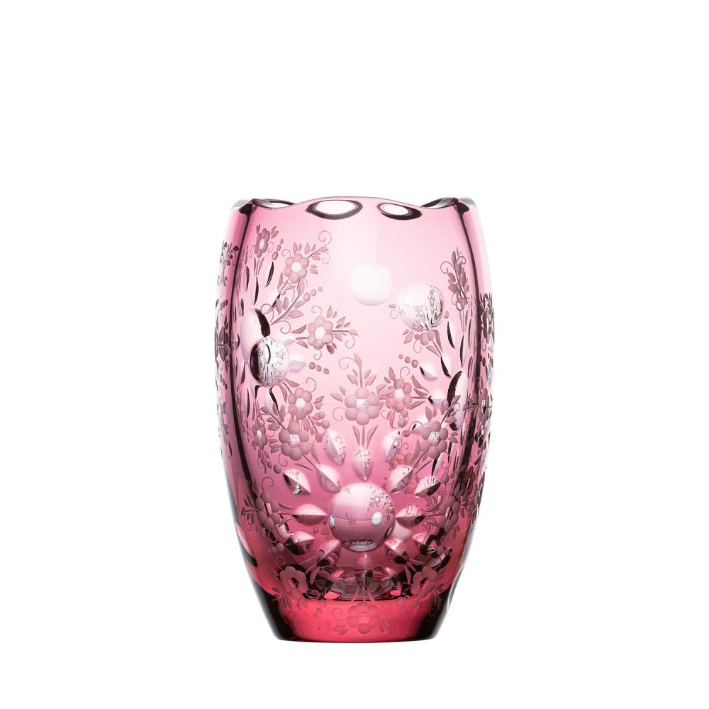 Vase Kristall Sun rosalin (20 cm)