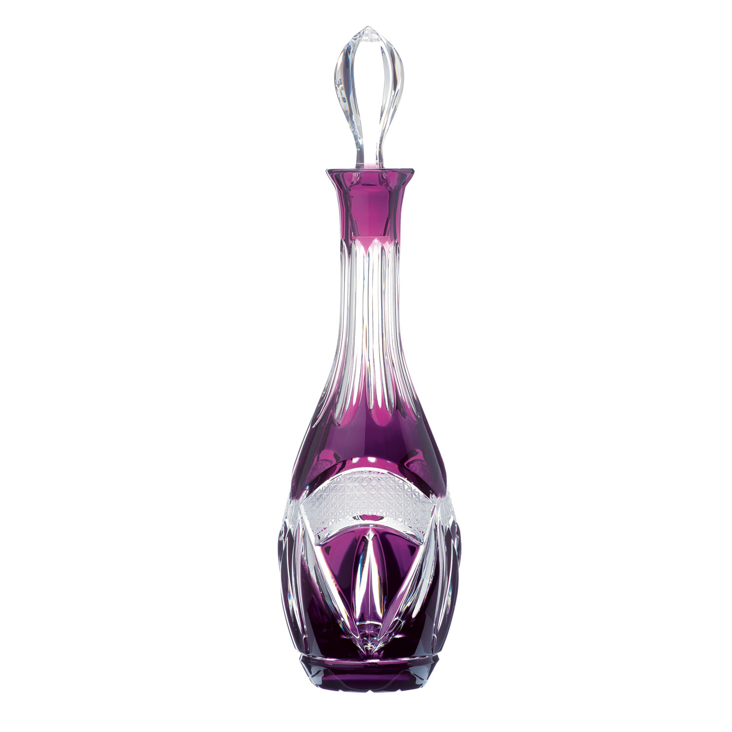 Weinkaraffe Dekanter Kristall Mon Plaisir amethyst (37,3 cm)