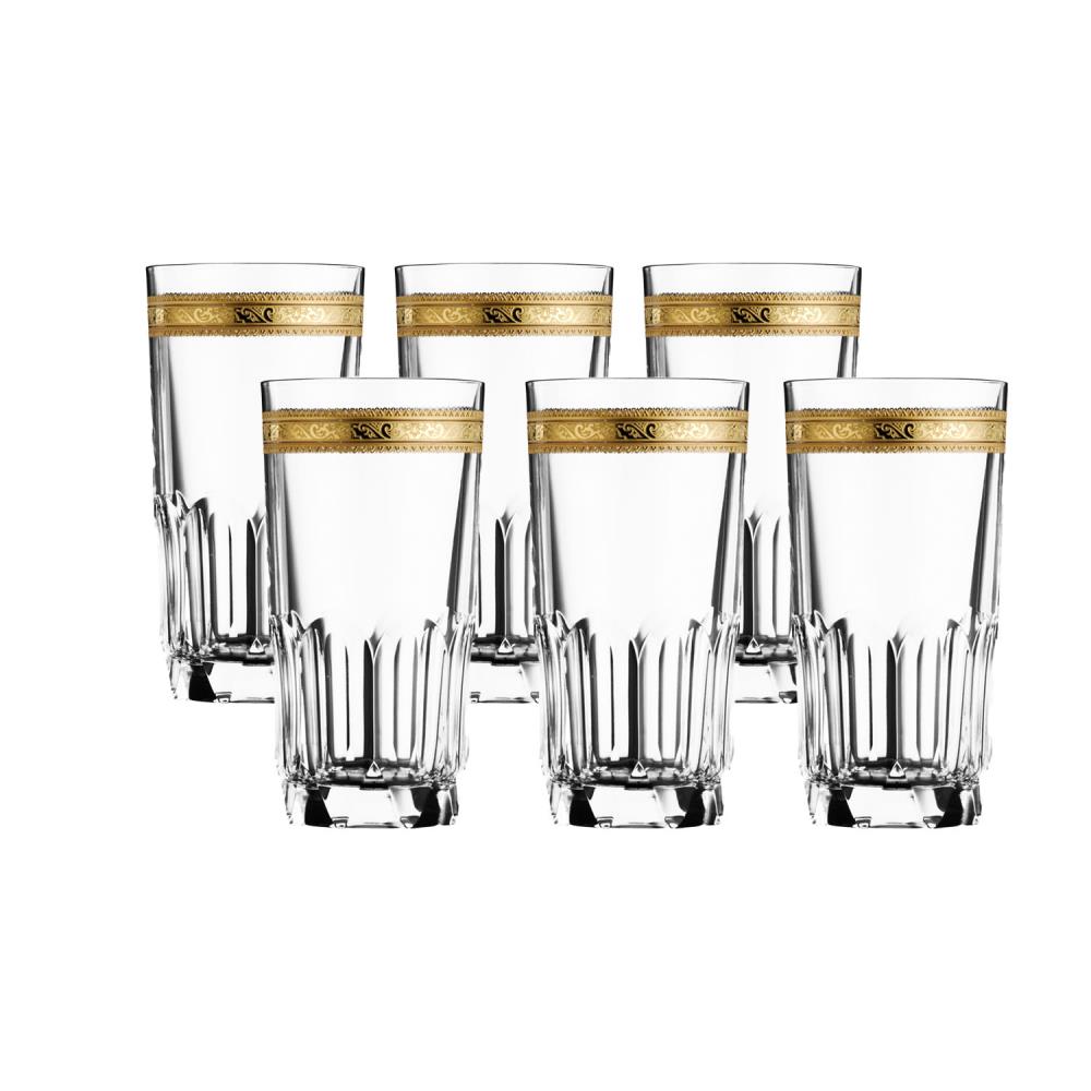 6er-Set Wasserglas Kristall Royal clear (13,5 cm)