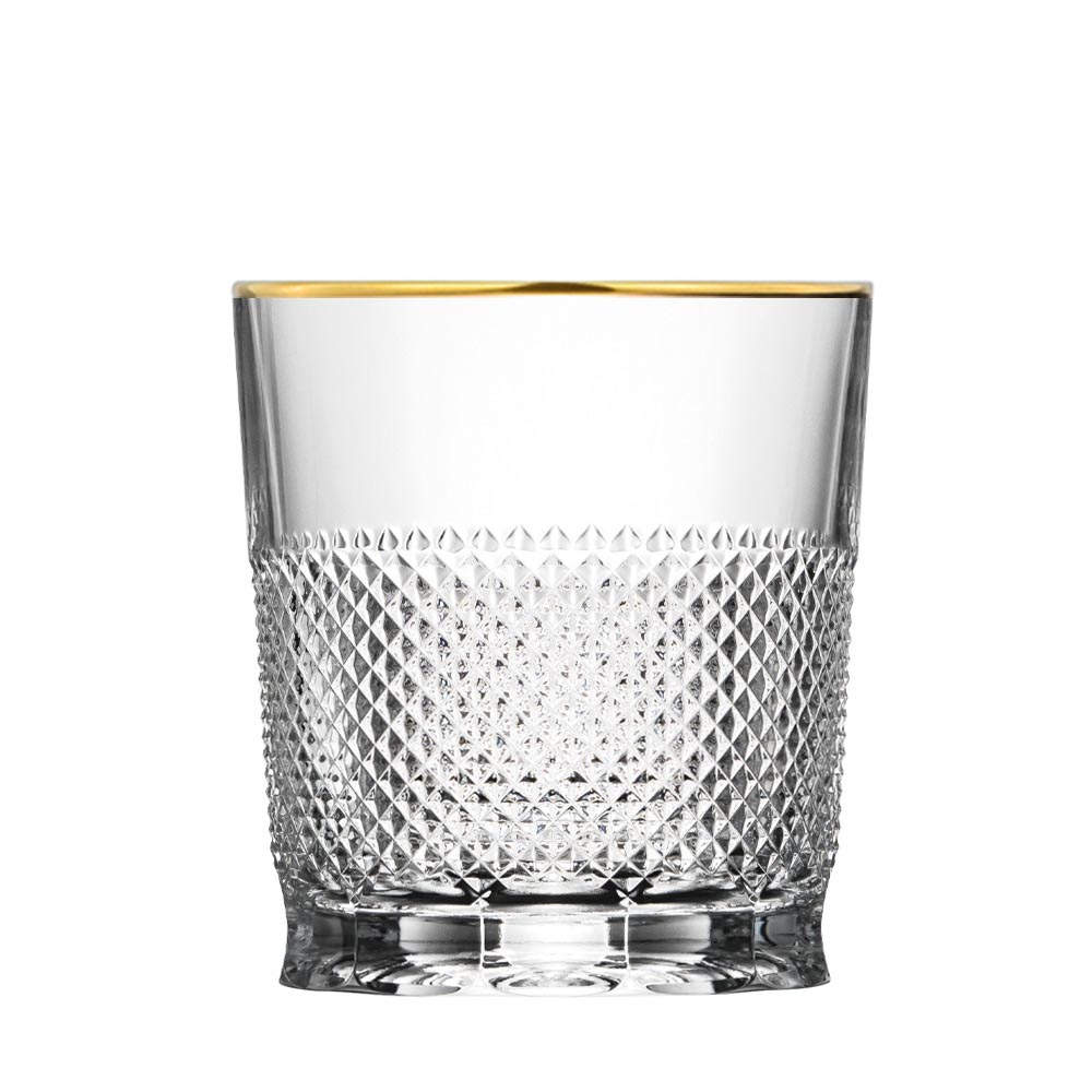 Whiskyglas Kristall Oxford Gold mit individueller Gravur