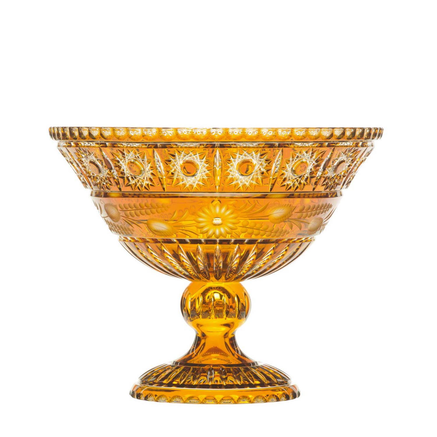 Schale Kristall Madlein amber (36 cm)