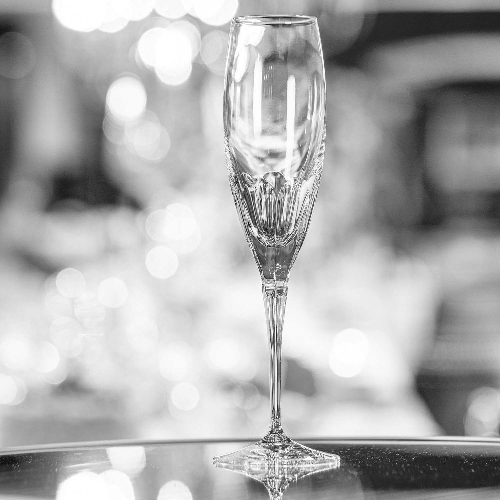 Sektglas Kristall Palais + individuelle Gravur