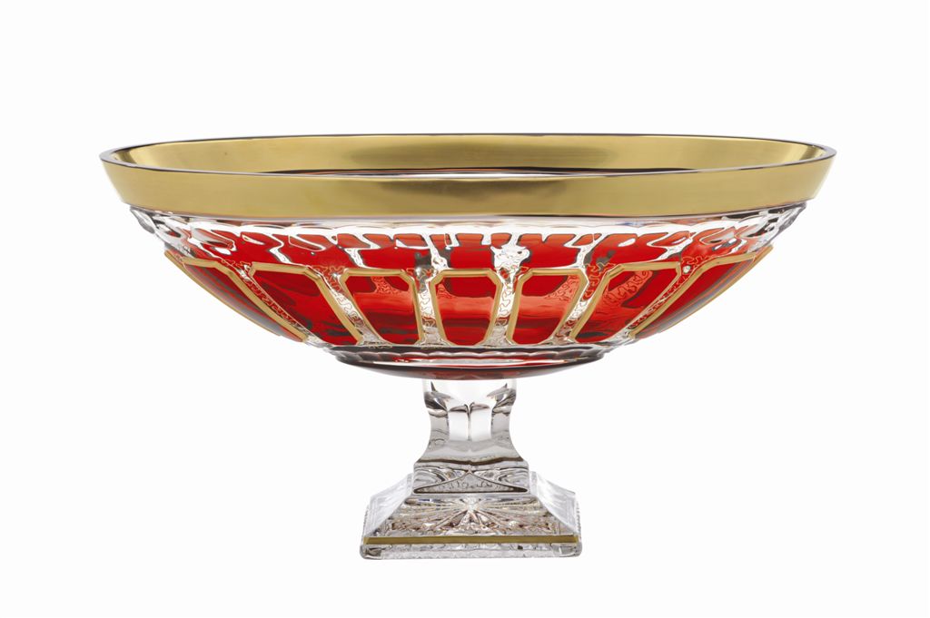 Jardiniere Kristall Antike rubin rot (40cm)