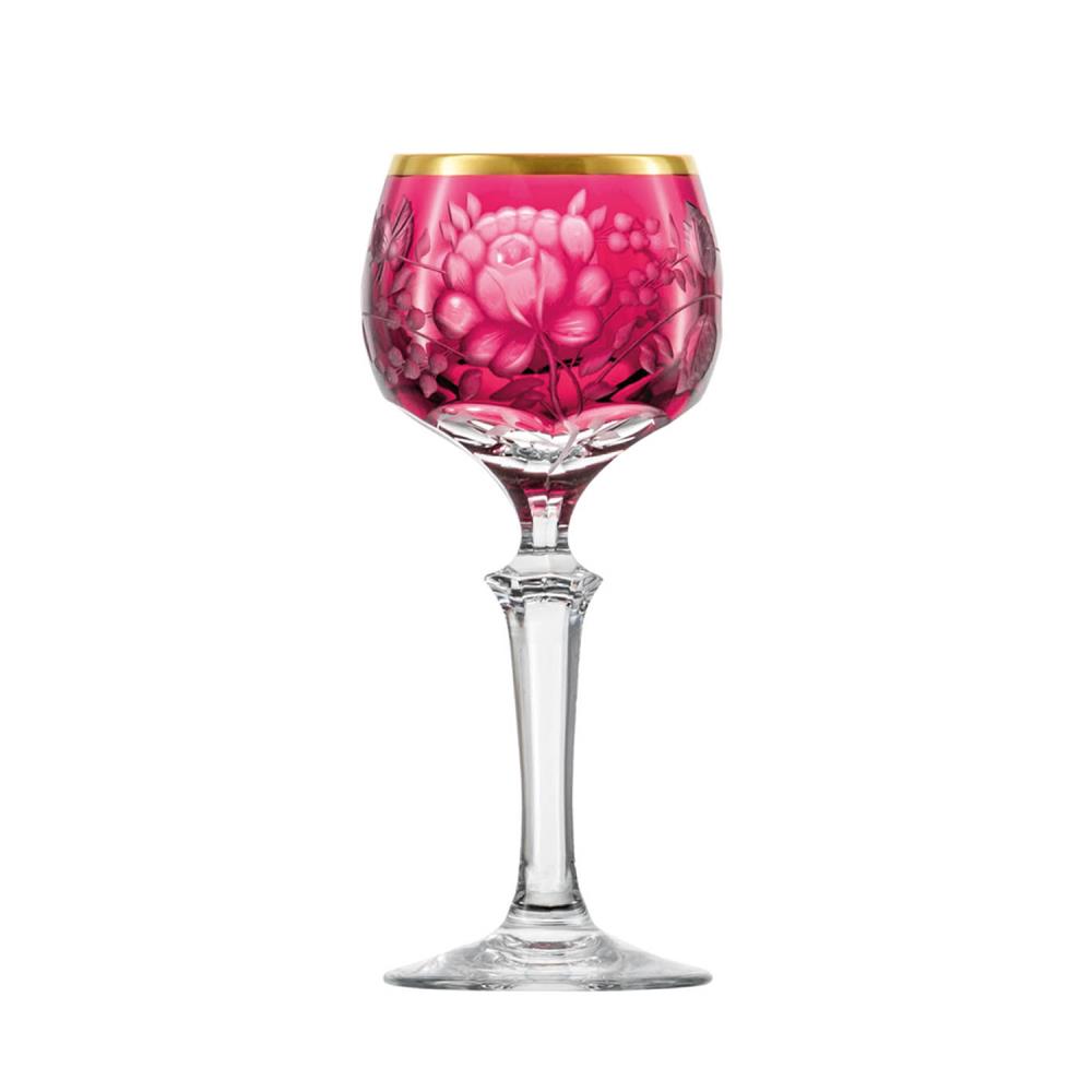 Likörglas Kristall Primerose Gold rubin (14,5 cm)