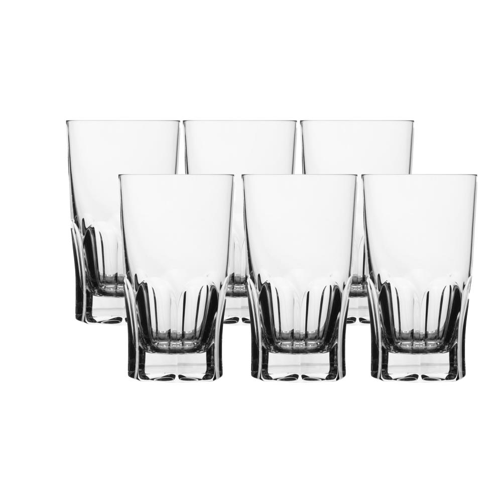 6er-Set Wasserglas Kristall Palais clear (13,5 cm)
