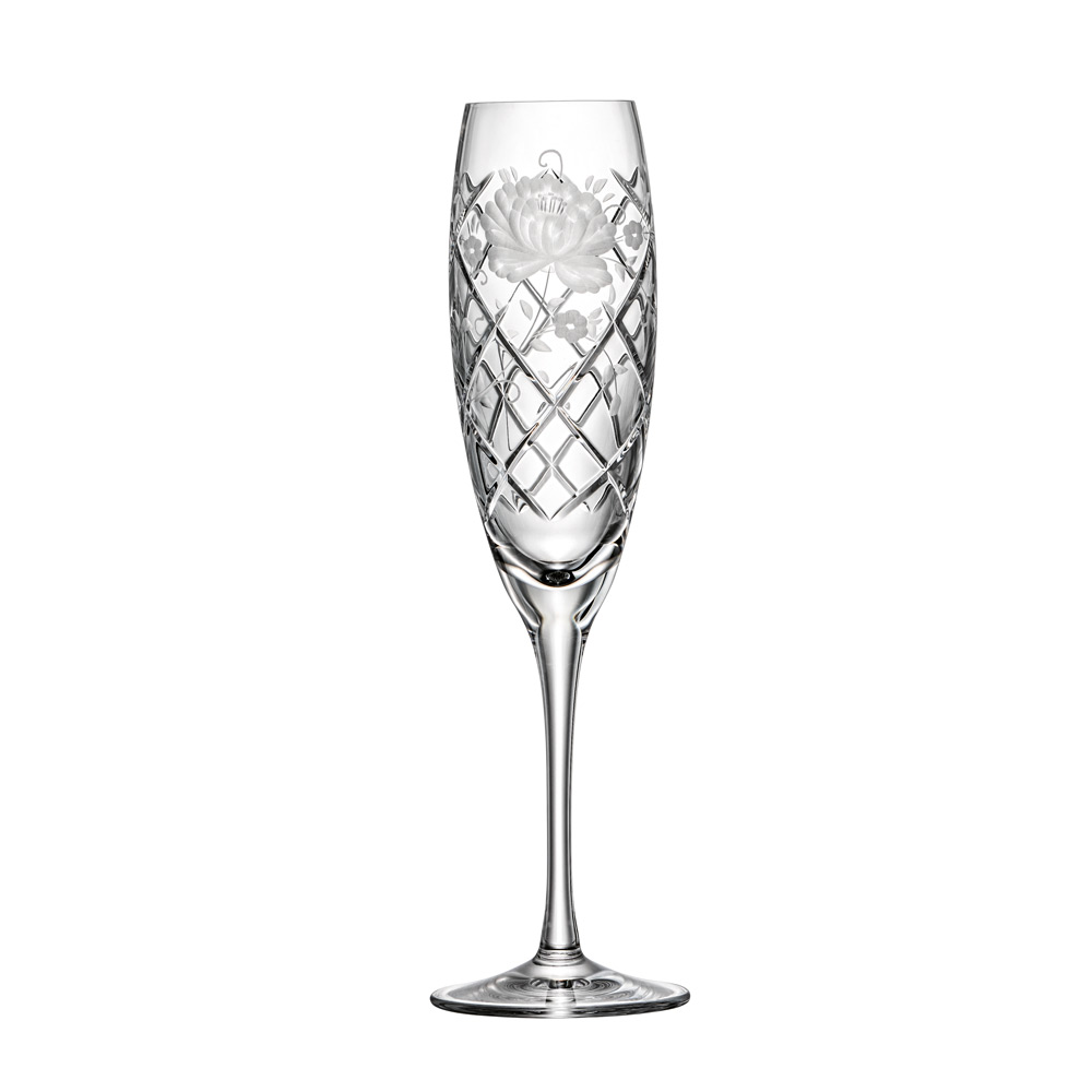 2er Sektglas-Set Sunrose + Dom Perignon Vintage