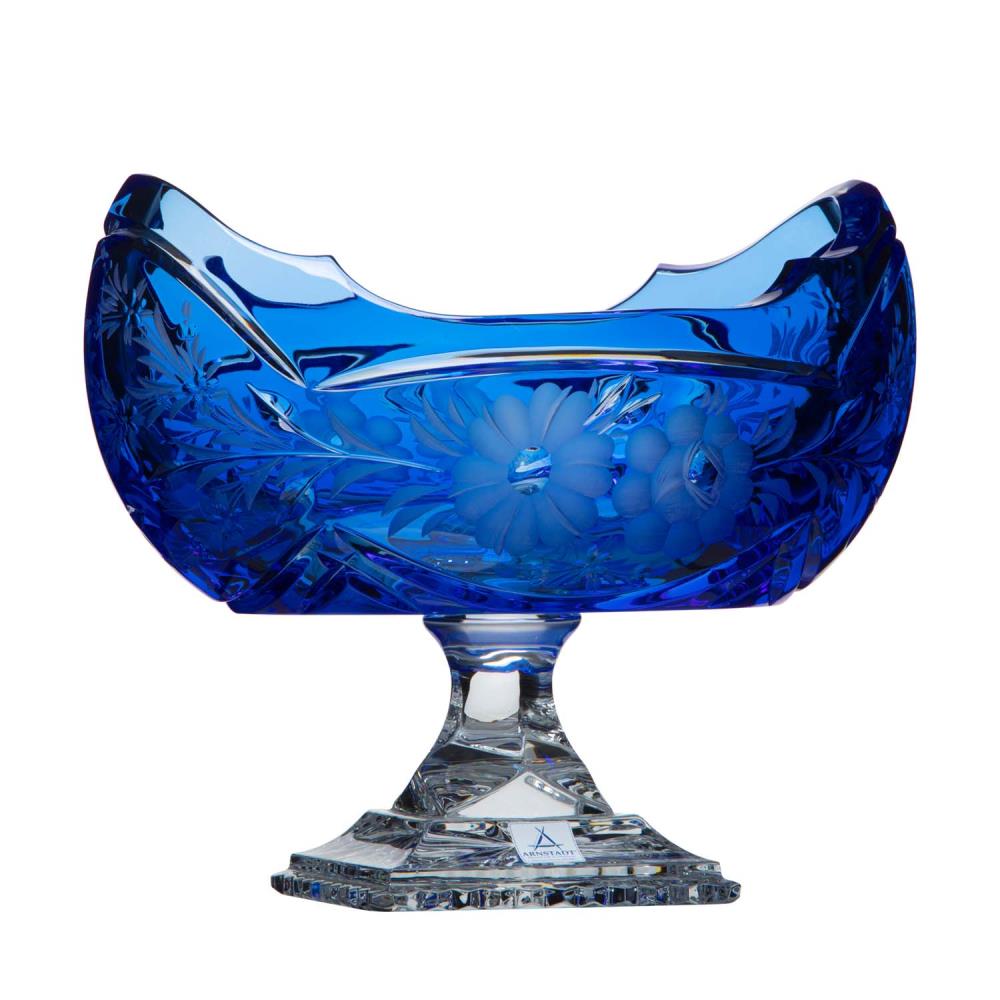 Jardiniere Kristall Natalie aqua (26 cm)