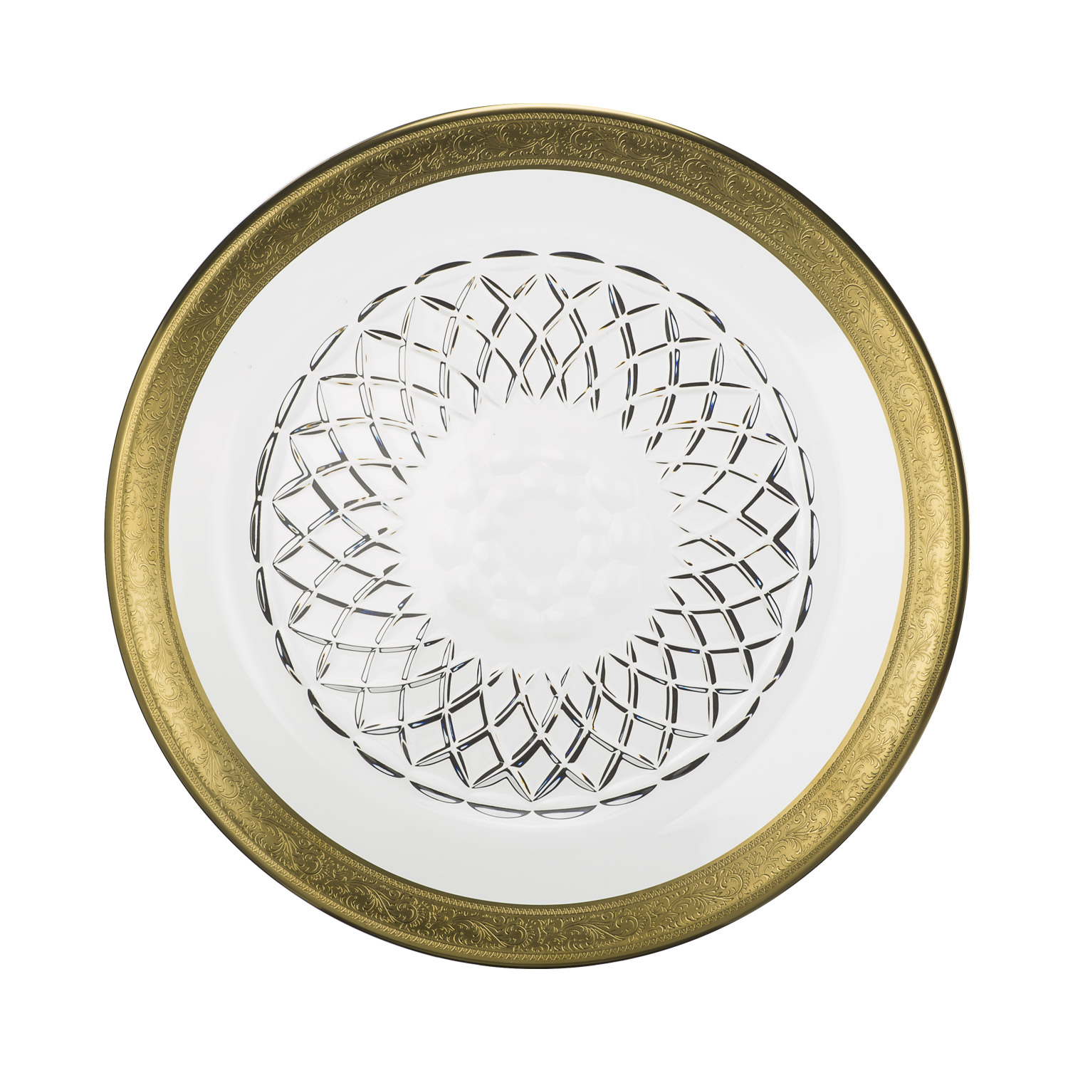 Speiseteller Kristall Rococo (25cm)