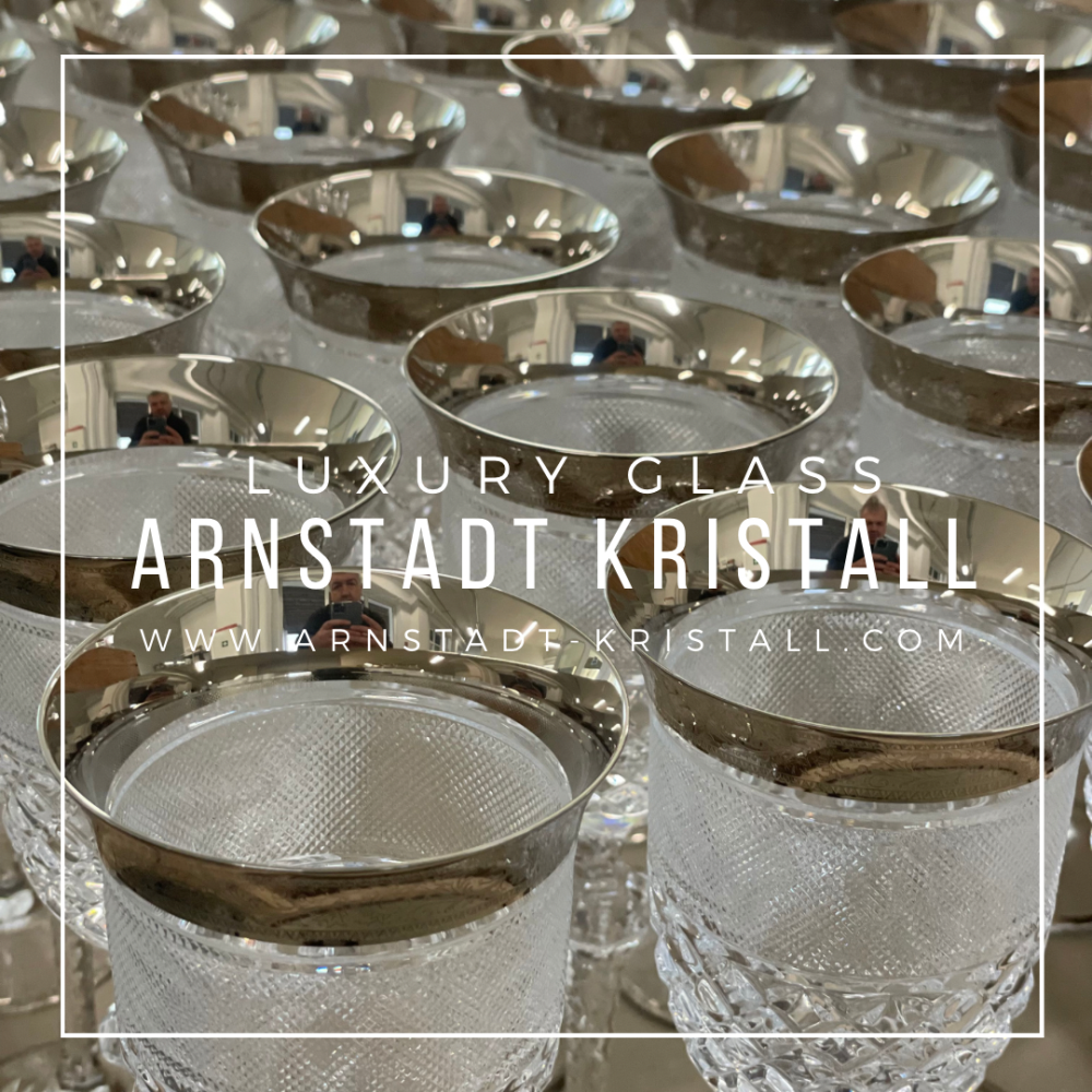 Rotweinglas Kristall Rococo Annabels Platin clear (23,5 cm)