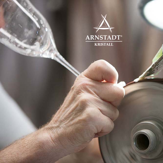 Kristallgläser abschleifen