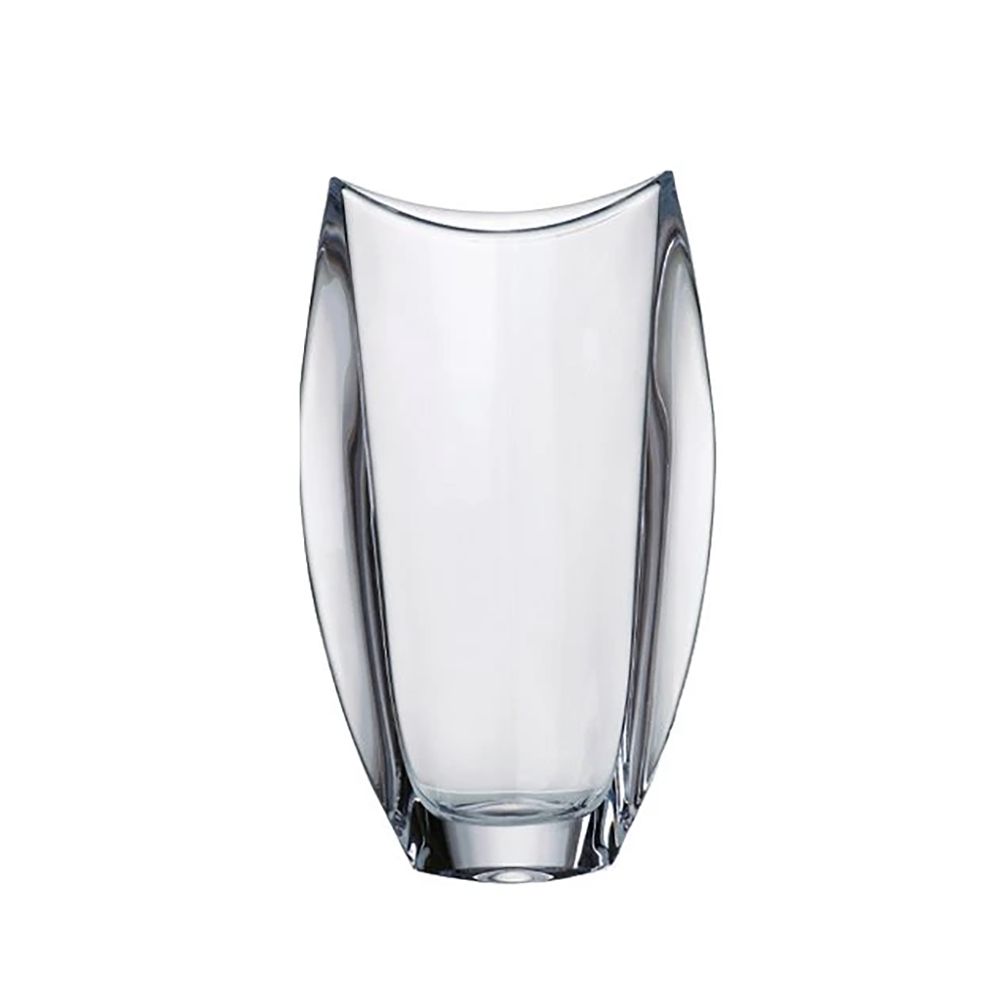 Glasvase, Vase, Kristallglas, Transparente Vase, Dekovase