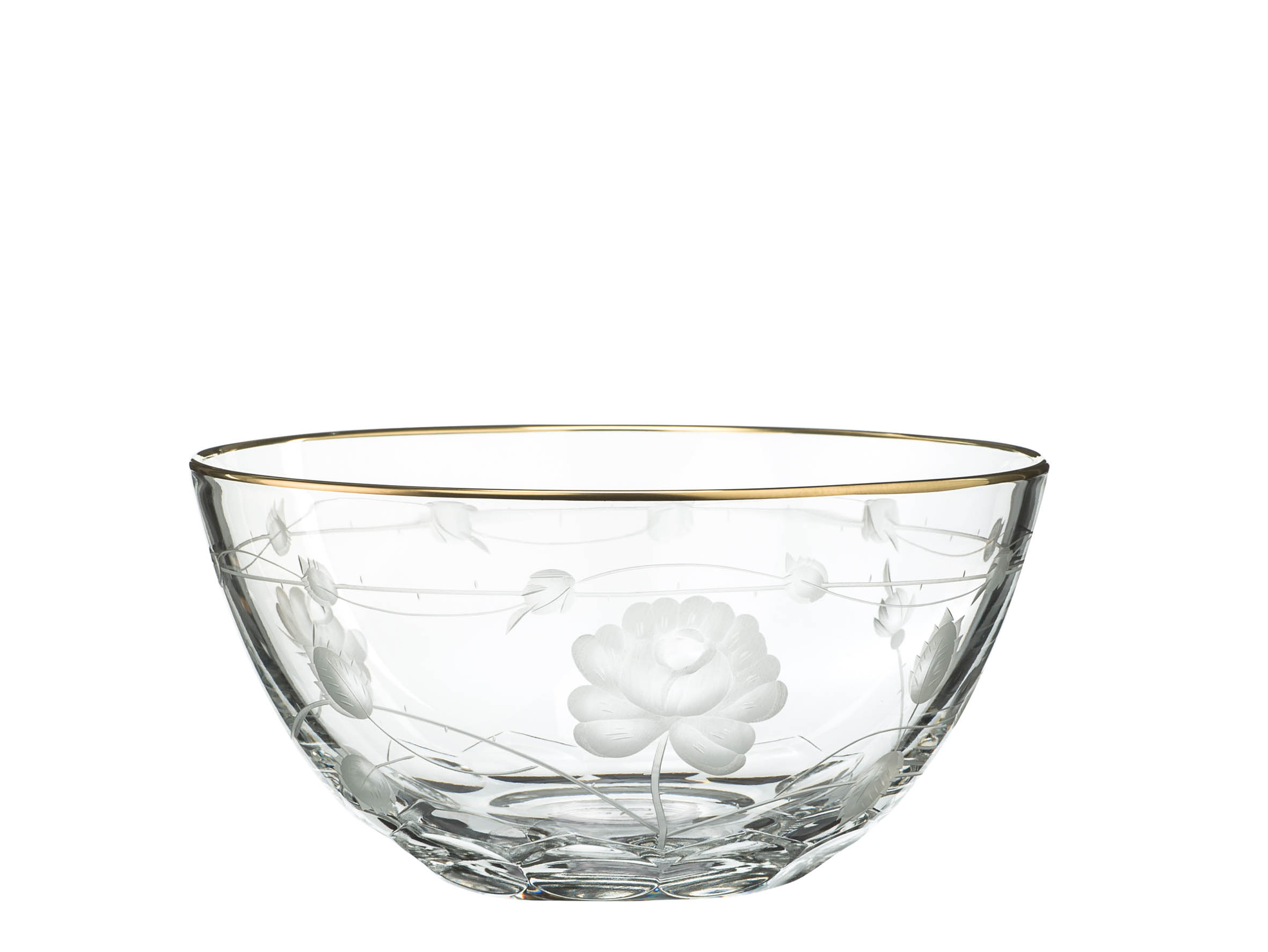 Dessertschale Kristall Monrose Gold (13 cm)