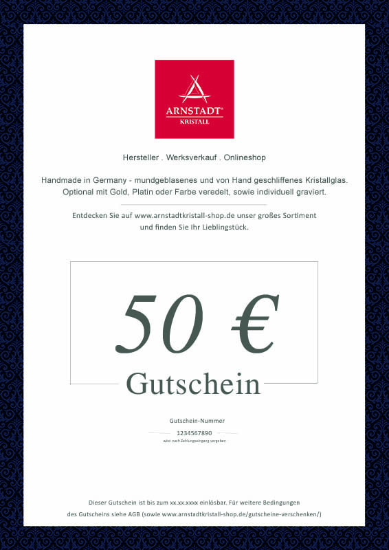 Gutschein zum Ausdrucken - WERT 50,00 Euro