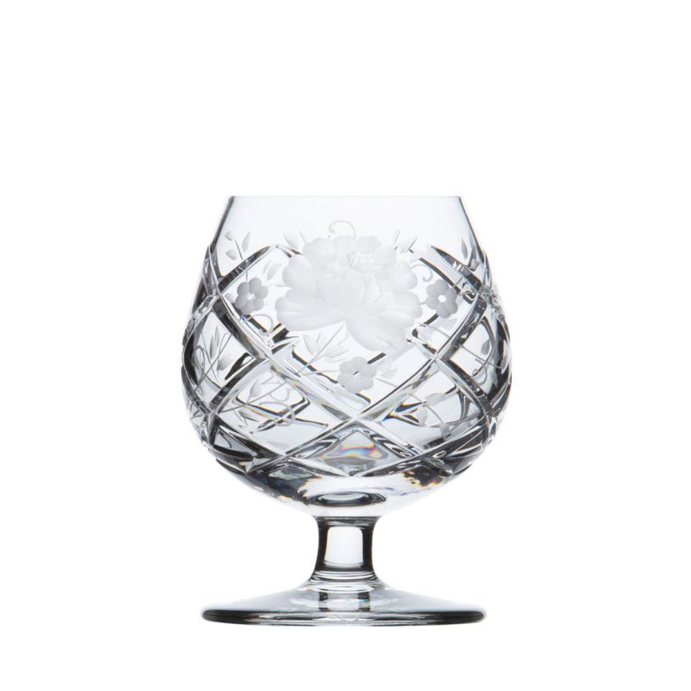 Cognacglas Kristall Sunrose klar (10,6 cm)