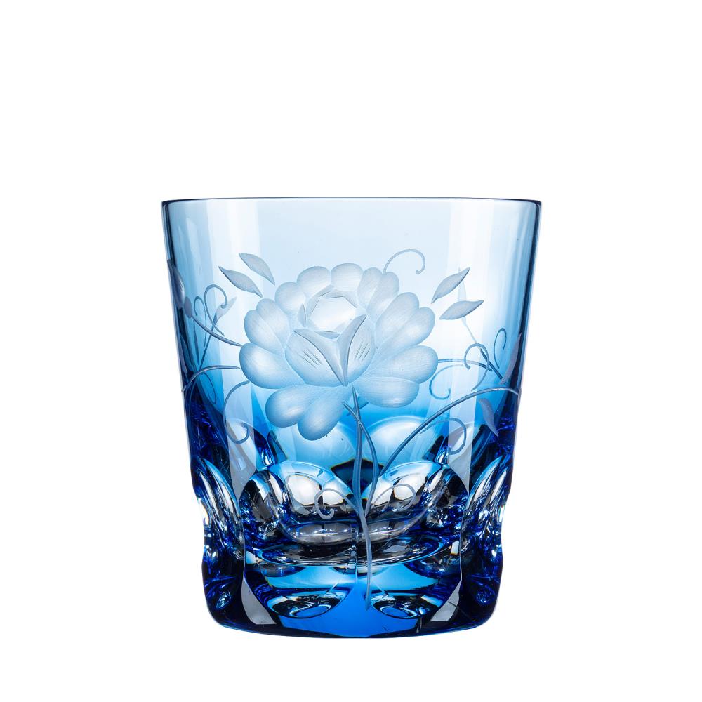 Becher Kristall Rose aqua (9,5cm)