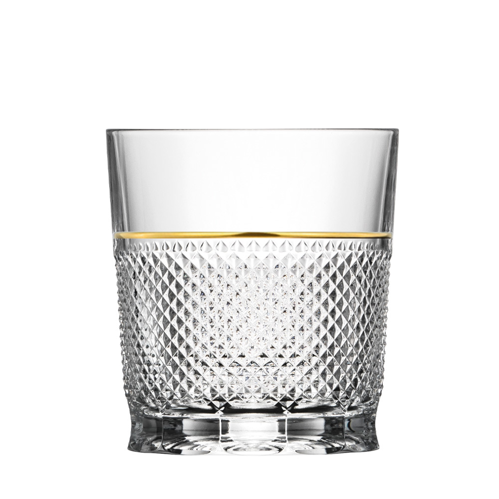 Whiskyglas Kristall Oxford Gold Raia (10 cm)