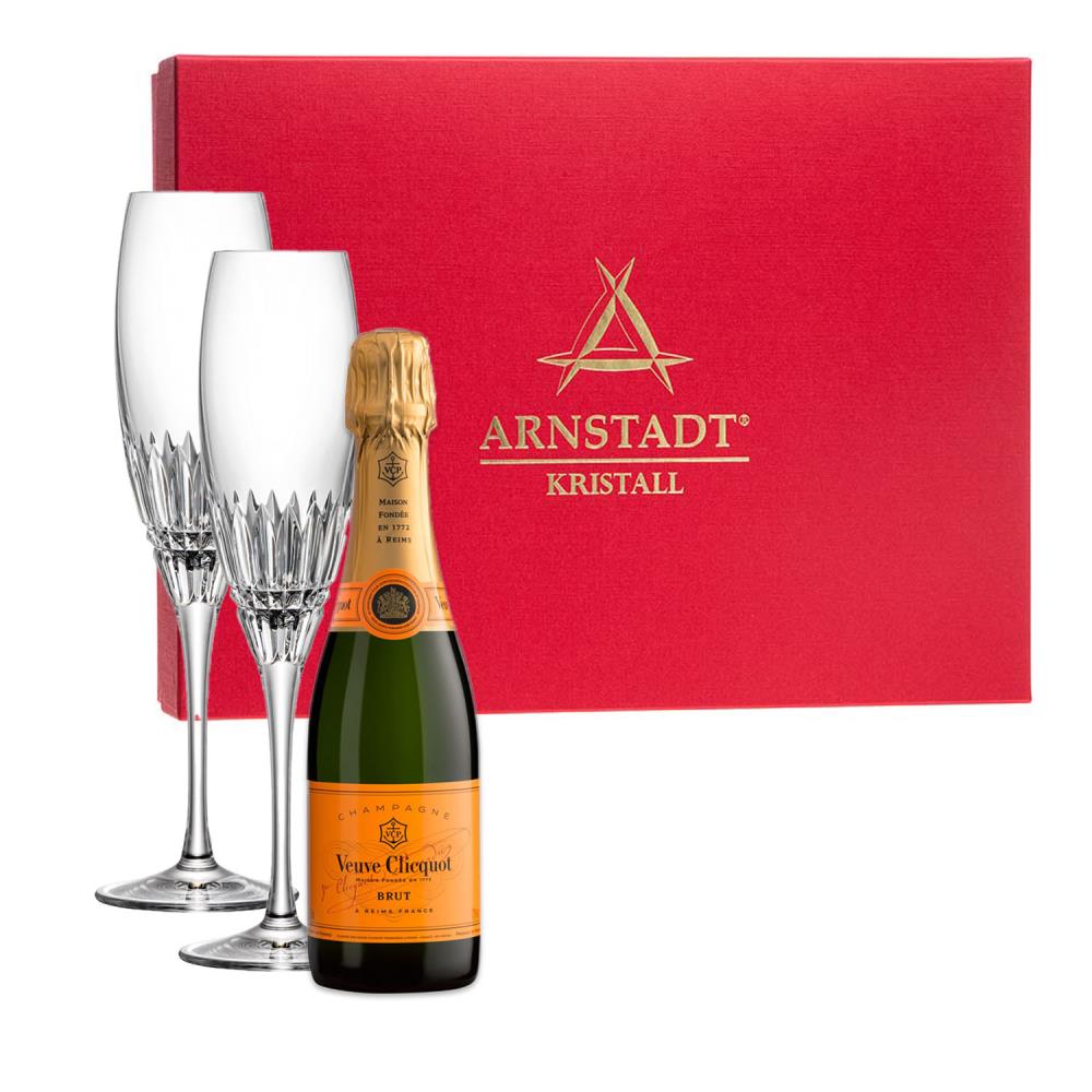 2er Sektglas-Set Empire + CHAMPAGNE + INDIVIDUELLE GRAVUR