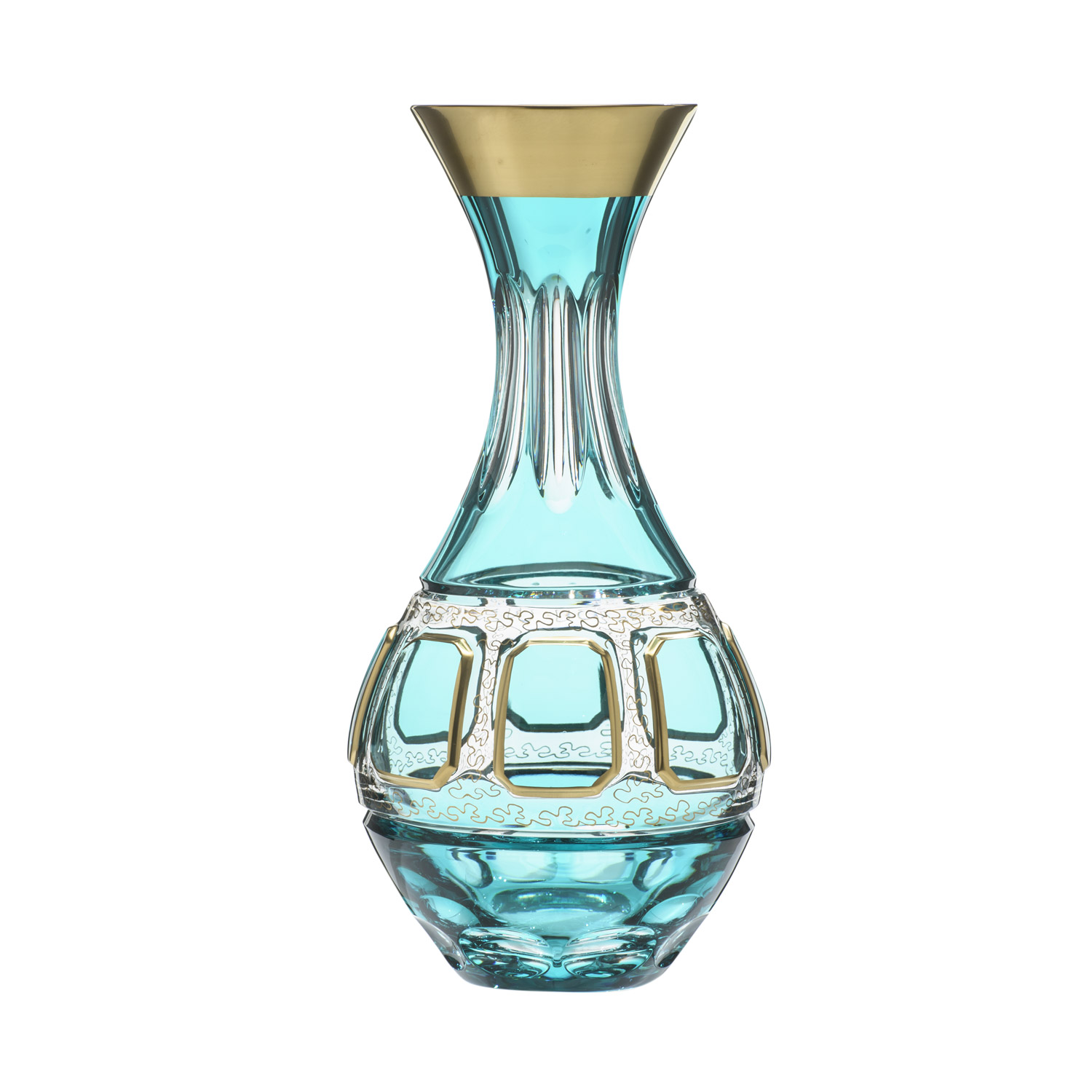 Dekanter Karaffe Kristall Antike azur (26,5 cm)