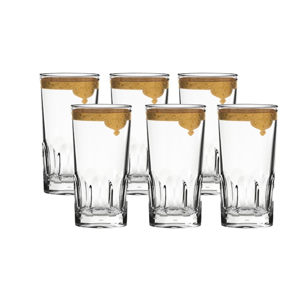 6er-Set Wasserglas Kristall Sanssouci clear (13,5 cm)